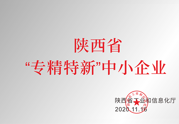 陝西省“專精特新”中小(xiǎo)企業